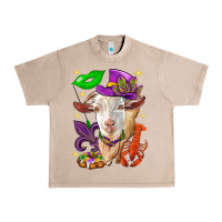 French Oak Mardi Gras Goat Urban Heavy Tee - HowdyJamesFarm