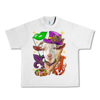 Lunar Rock Mardi Gras Goat Urban Heavy Tee - HowdyJamesFarm