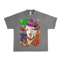Tornado Mardi Gras Goat Urban Heavy Tee - HowdyJamesFarm