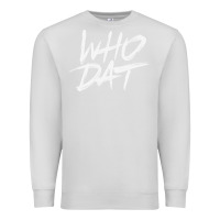 Dove Grey Who Dat GIFT Premium Sweatshirt - minhPixels