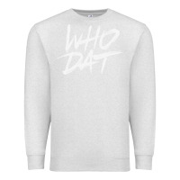 Oatmeal Heather Who Dat GIFT Premium Sweatshirt - minhPixels