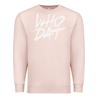 Pale Pink Who Dat GIFT Premium Sweatshirt - minhPixels