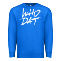 True Royal Who Dat GIFT Premium Sweatshirt - minhPixels