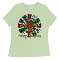 Matcha merry christmas windmill Ladies Tee - Jasminsmagicworld
