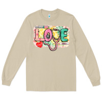 Mushroom love nursing leopard background Long Sleeve Tee - CowGirlArtShop