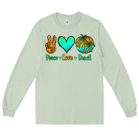 Matcha peace love beach Long Sleeve Tee - Jasminsmagicworld