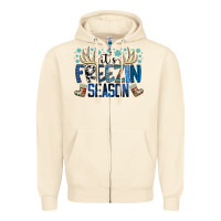 Sandshell freezin season Zipper Hoodie - SublimationCraftShop