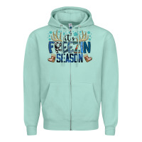 Seafoam freezin season Zipper Hoodie - SublimationCraftShop
