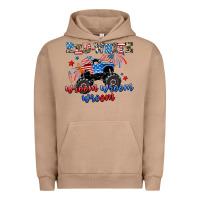 Pigment Burro red white wroom wroom wroom Urban Hoodie - AdoDesignShop