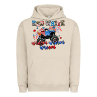 Pigment French Oak red white wroom wroom wroom Urban Hoodie - AdoDesignShop