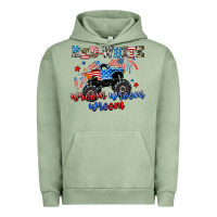 Pigment Oil Green red white wroom wroom wroom Urban Hoodie - AdoDesignShop