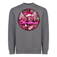 Storm pink merry christmas Heavyweight Sweatshirt - FaDigitalArtStudio