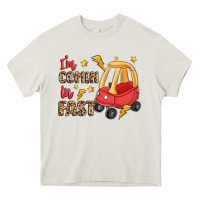 Cream i'm comin in fast Heavy Core Tee - LillyAllenDesigns