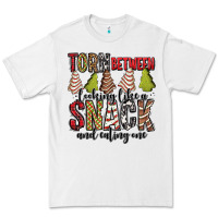 White torn between looking like a snack and eating one christmas cake Premium Tee - Jasminsmagicworld