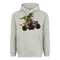 Moon Dust monster truck and t rex dinosaur Heavyweight Hoodie - Artiststas