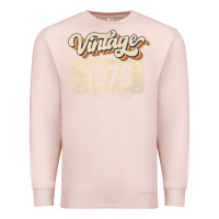 Pale Pink 46 Year Old Vintage 1976 Men Women 46th Birthday Decor Premium Sweatshirt - minhPixels