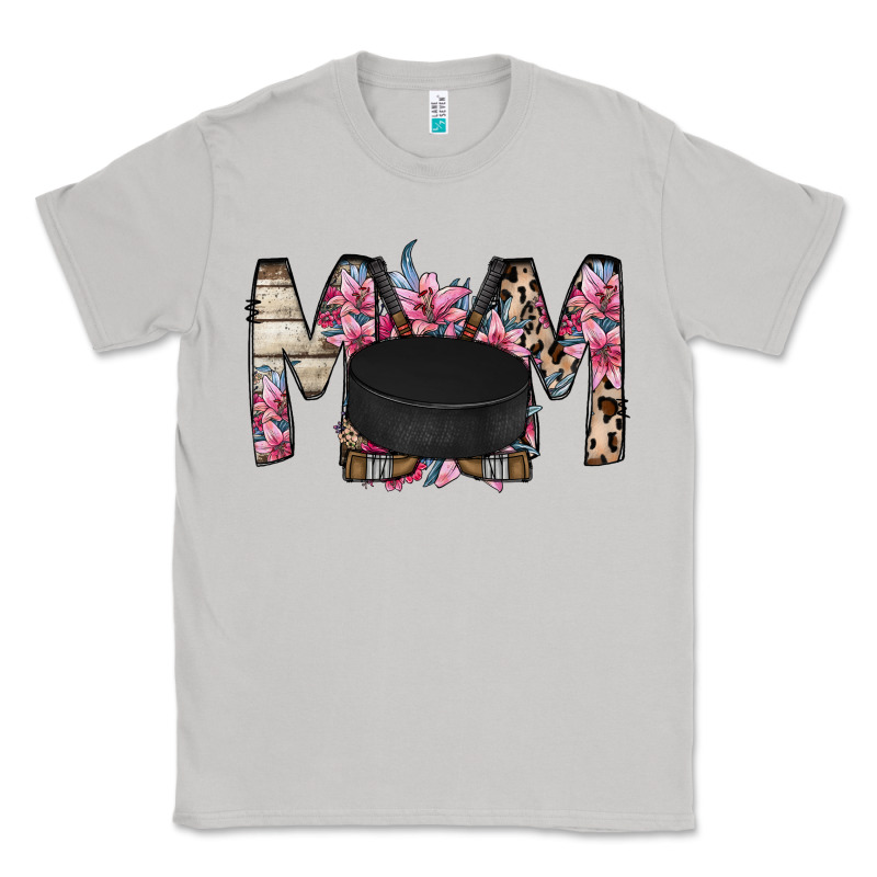 Mom Hockey Flower Classic Tee by RacoonDesign | Teevron