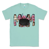 Seafoam mom hockey flower Classic Tee - RacoonDesign