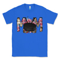 True Royal mom hockey flower Classic Tee - RacoonDesign