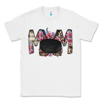 White mom hockey flower Classic Tee - RacoonDesign