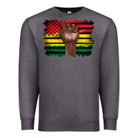 Charcoal Heather june juneteenth Premium Sweatshirt - Artiststas