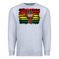 Heather Grey june juneteenth Premium Sweatshirt - Artiststas