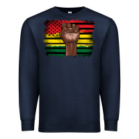 Navy june juneteenth Premium Sweatshirt - Artiststas