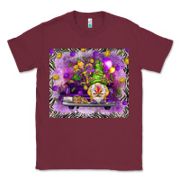Burgundy Mardi Gras gnome on the truck Classic Tee - NancyCooperArtShop