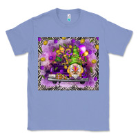 Colony Blue Mardi Gras gnome on the truck Classic Tee - NancyCooperArtShop
