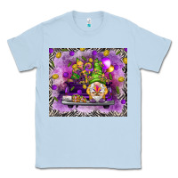 Dusty Blue Mardi Gras gnome on the truck Classic Tee - NancyCooperArtShop