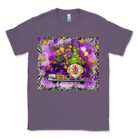 Lavender Mardi Gras gnome on the truck Classic Tee - NancyCooperArtShop