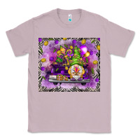 Lilac Mardi Gras gnome on the truck Classic Tee - NancyCooperArtShop
