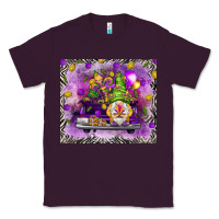 Plum Mardi Gras gnome on the truck Classic Tee - NancyCooperArtShop