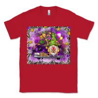 Red Mardi Gras gnome on the truck Classic Tee - NancyCooperArtShop