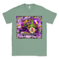 Sage Mardi Gras gnome on the truck Classic Tee - NancyCooperArtShop