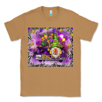 Toasted Coconut Mardi Gras gnome on the truck Classic Tee - NancyCooperArtShop
