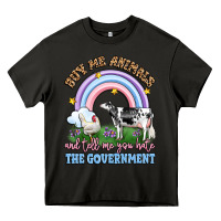 Asphalt buy me animals and tell me you hate the government Heavy Core Tee - LillyAllenDesigns