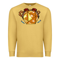 Antique Gold Dnd Artificer Premium Sweatshirt - minhPixels