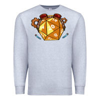 Heather Grey Dnd Artificer Premium Sweatshirt - minhPixels