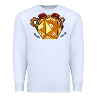 White Dnd Artificer Premium Sweatshirt - minhPixels