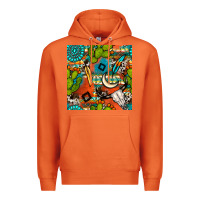 Carrot western cactus aztec seamless pattern Premium Hoodie - BundleAndBundleShop