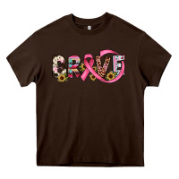 Chocolate Brown brave cancer awareness ribbon Heavy Core Tee - JahusDesignShop