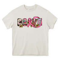Cream brave cancer awareness ribbon Heavy Core Tee - JahusDesignShop