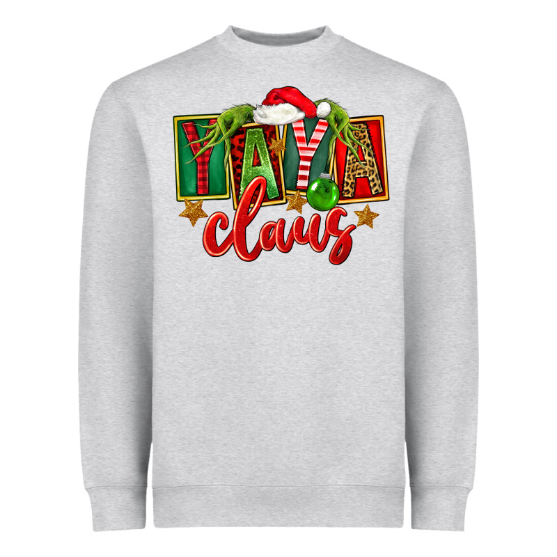 Christmas Yaya Claus Heavyweight Sweatshirt by FaDigitalArtStudio | Teevron