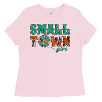 Bubblegum Pink small town girl western windmill Ladies Tee - Jasminsmagicworld