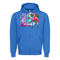 True Royal bea flamingo in a flock of pigeons Zipper Hoodie - CowhideDigitalArt