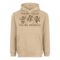 Mushroom Womens Not My Circus Not My Monkeys Gifts - Funny Political Novelty V- Heavyweight Hoodie - minhPixels