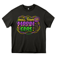 Asphalt small town mardi gras Heavy Core Tee - LillyAllenDesigns