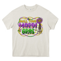 Small Town Mardi Gras Heavy Core Tee | Teevron