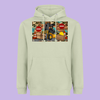 Forklift Sippy Heavyweight Hoodie Designed By Artiststas